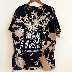 Breaking Benjamin The Light That Leads Me Home Grim Reaper Tie Dye T Shirt XL